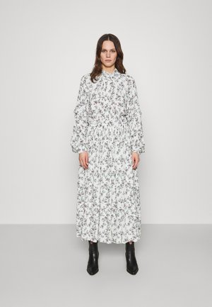 DRESS - Maxi dress - natural white/rose/green