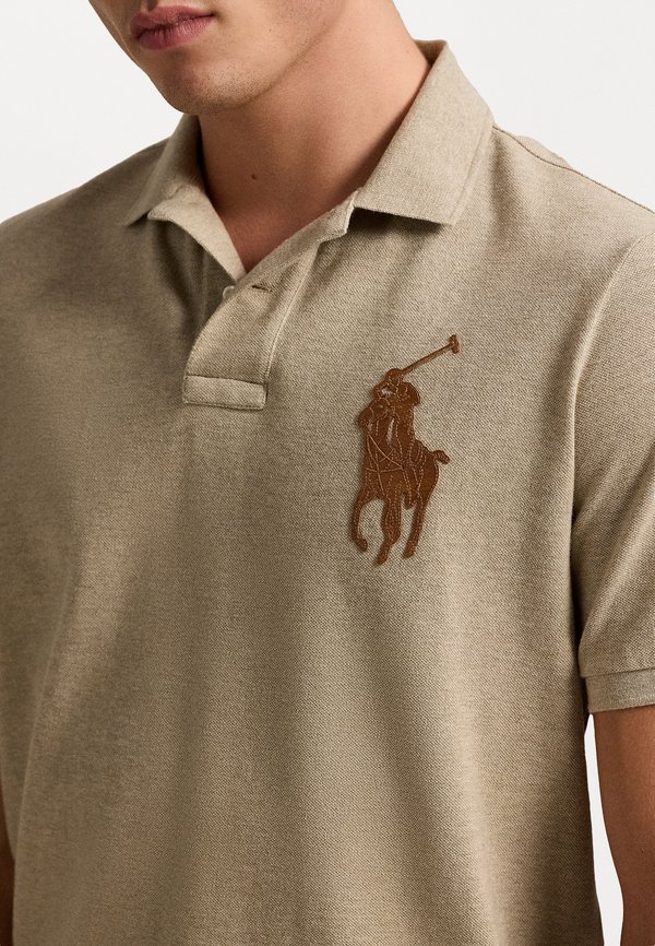 CLASSIC FIT LEATHER-PONY POLO SHIRT - Polo shirt - tuscan beige heather2