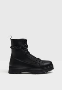 Bershka Cowboy- / Bikerstövletter - black