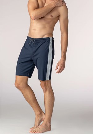 HOSE AUS BAUMWOLLE MIT TASCHE - Pyjama bottoms - yacht blue