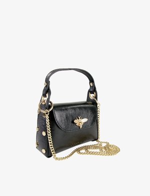 DrachenLeder TOSCANTO - Handbag - schwarz metallic