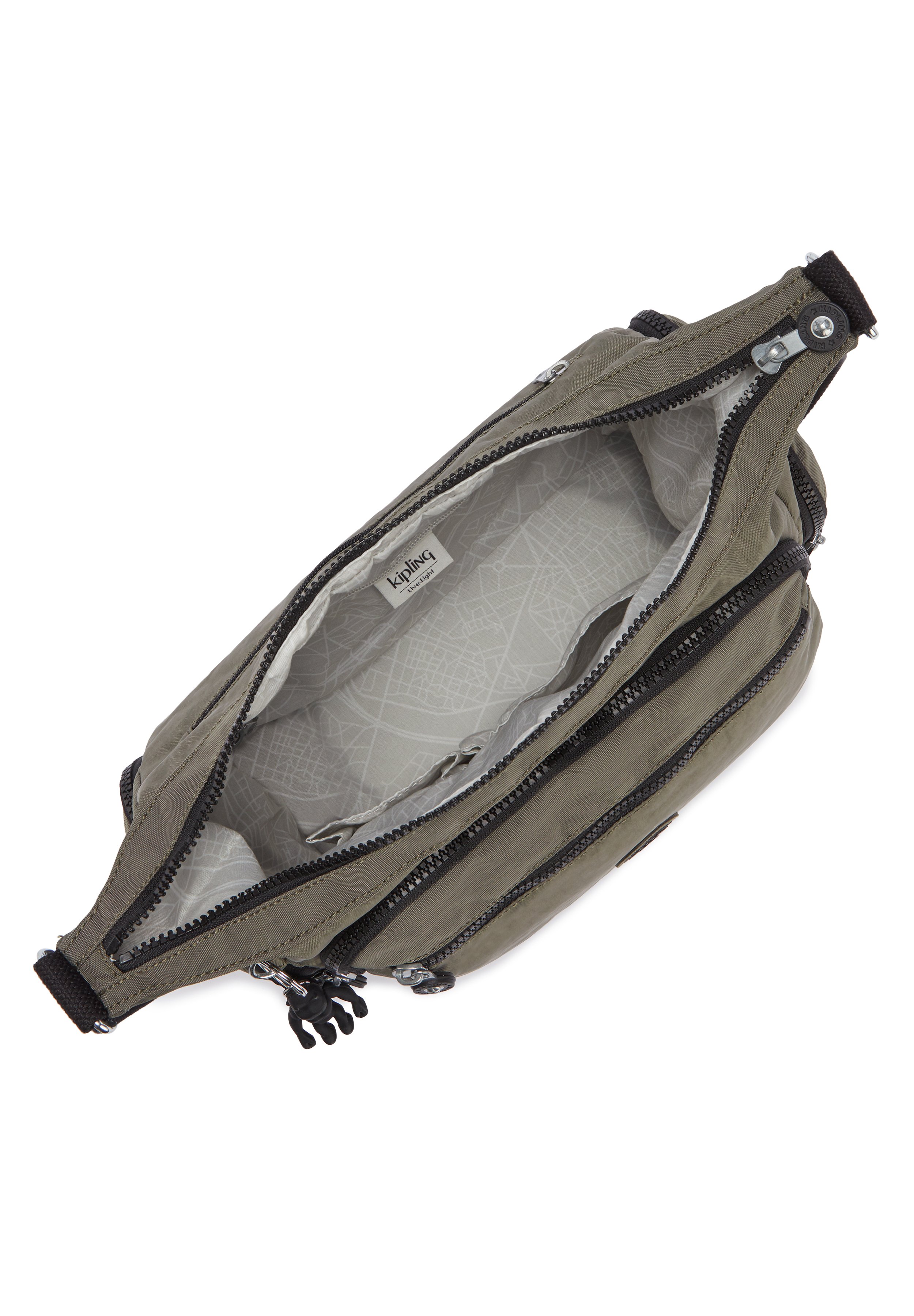 Kipling Schoudertas - green moss/olijfgroen - Zalando.nl
