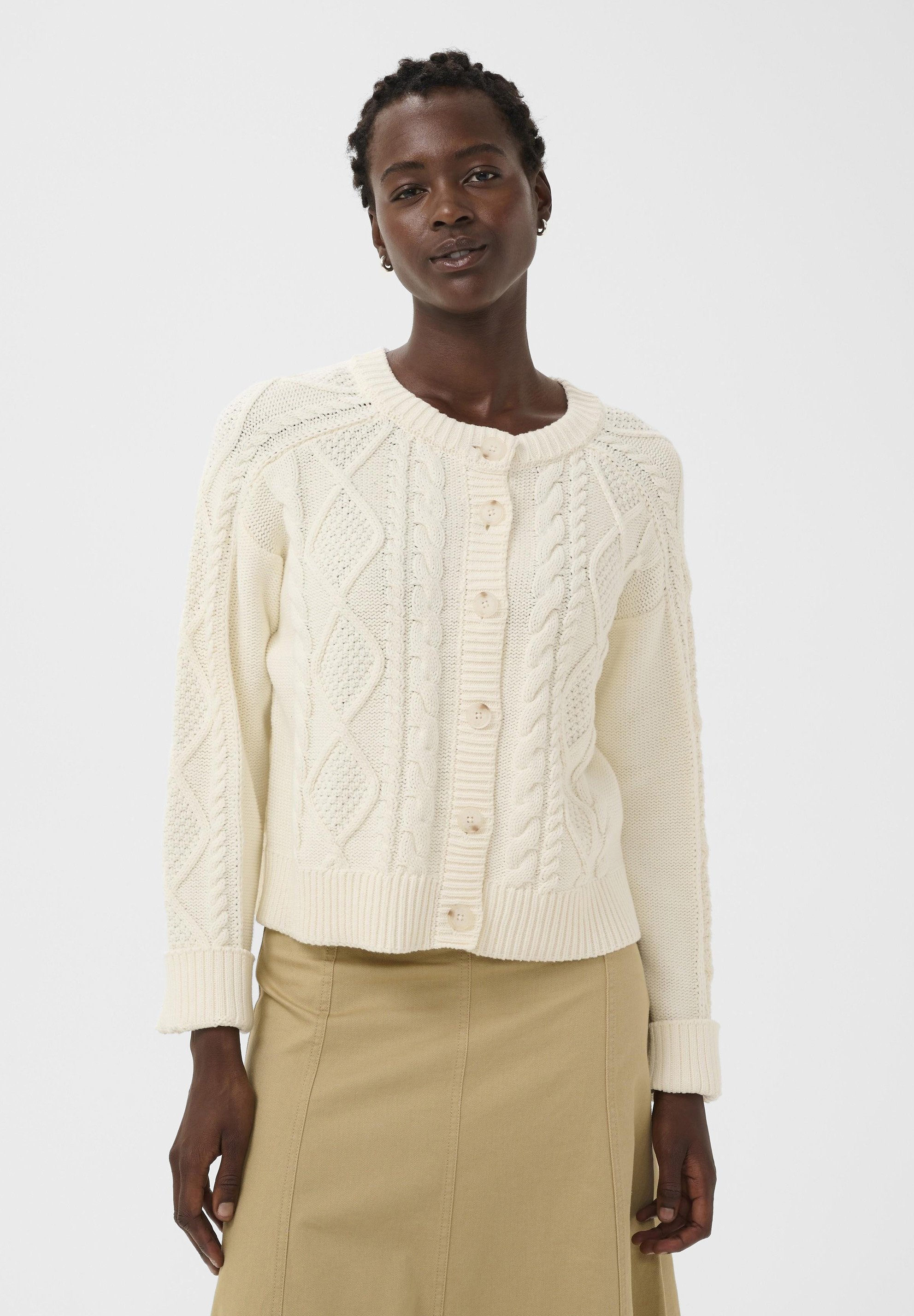 Part Two ZAYRAPW CA - Cardigan - whisper white/off-white - Zalando.ie