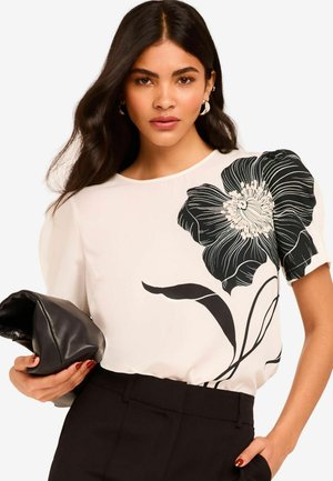 Lipsy FLORAL REGULAR FIT - Bluză - white