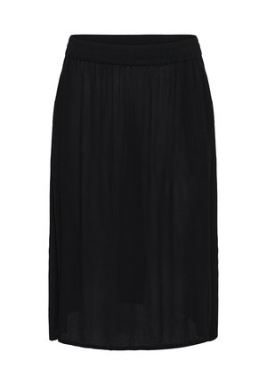 Kaffe Curve, KCJILL AMI MIDI SKIRT - Jupe trapèze - black deep