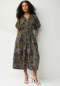 Next PUFF SLEEVE MIDI - REGULAR FIT - Paitamekko - true animal print
