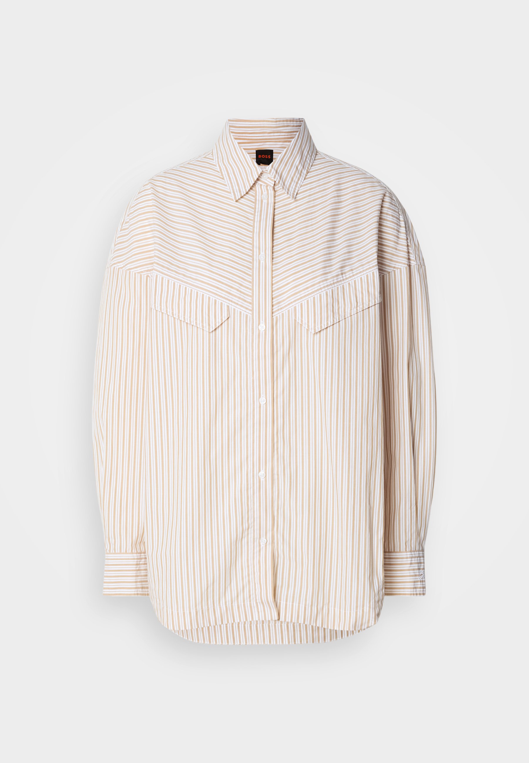 売れ筋商品|||ボス シャツ レディース トップス BOSTAFFA - Button-down blouse - rust/copper BOSS BOSTAFFA - Button-down blouse - rust/copper/copper