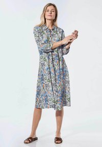 GOLDNER Blusenkleid - brown