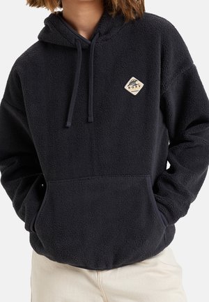 Hoodie - mottled dark blue