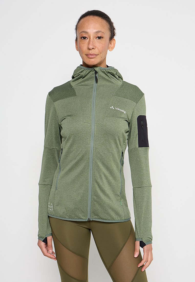Vaude Fleecejas donkergroen