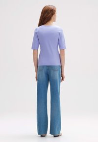 OPUS SLIM FIT ROUND NECK - T-shirt basic - soft viola