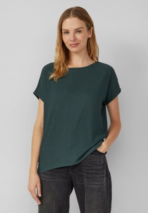 T-SHIRT - T-shirt basic - tannengrün