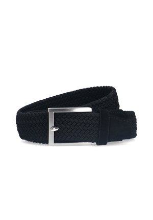 Gevlochten riem - schwarz