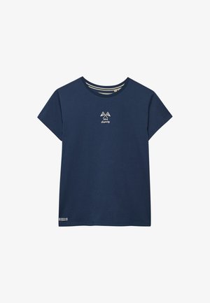 Superdry & Co, SUPERDRY HERITAGE NAUTICAL MOTIF T-SHIRT.. - T-shirt con stampa - standard navy