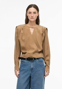 Rouge Edit OBERTEIL MIT LANGEN ÄRMELN RUNDHALS - Blouse - ermine