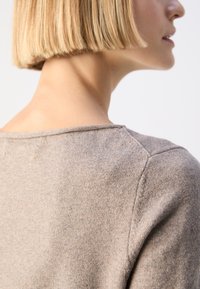 Marc O'Polo LONGSLEEVE ROUND NECK - Džemperis - shaded brown melange