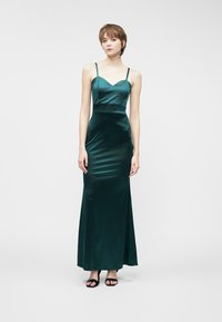 WAL G. EMILIE HEART NECKLINE MAXI - Rochie maxi - emerald green