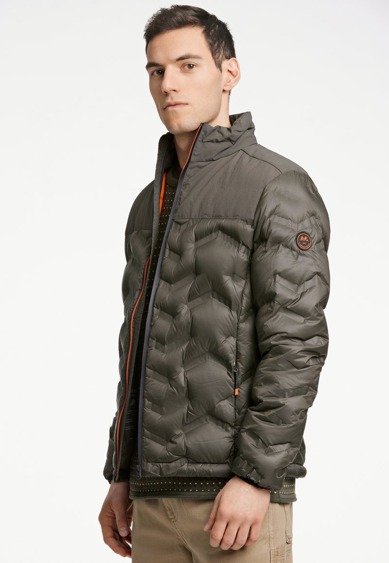 Lindbergh QUILTED Untuvatakki deep army/vihreä Zalando.fi
