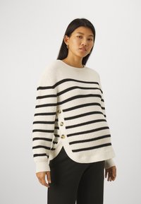 Anna Field MAMA - Jersey de punto - off-white/black Imagen en miniatura 1