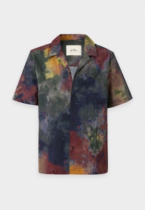 Les Deux, TIE DYE SHIRT - Košeľa - mediterranea green
