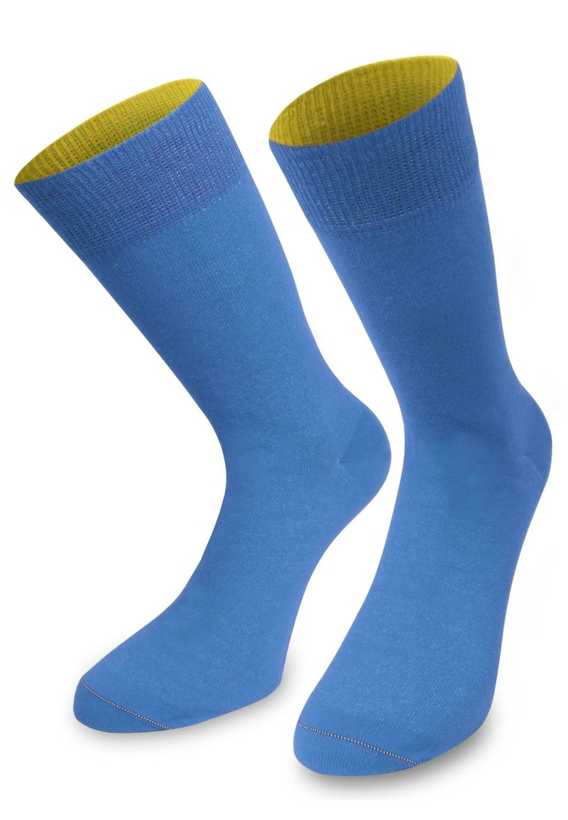 Normani MID CUT SOCKS BI-COLOR - Socken - himmelblau/aprikose