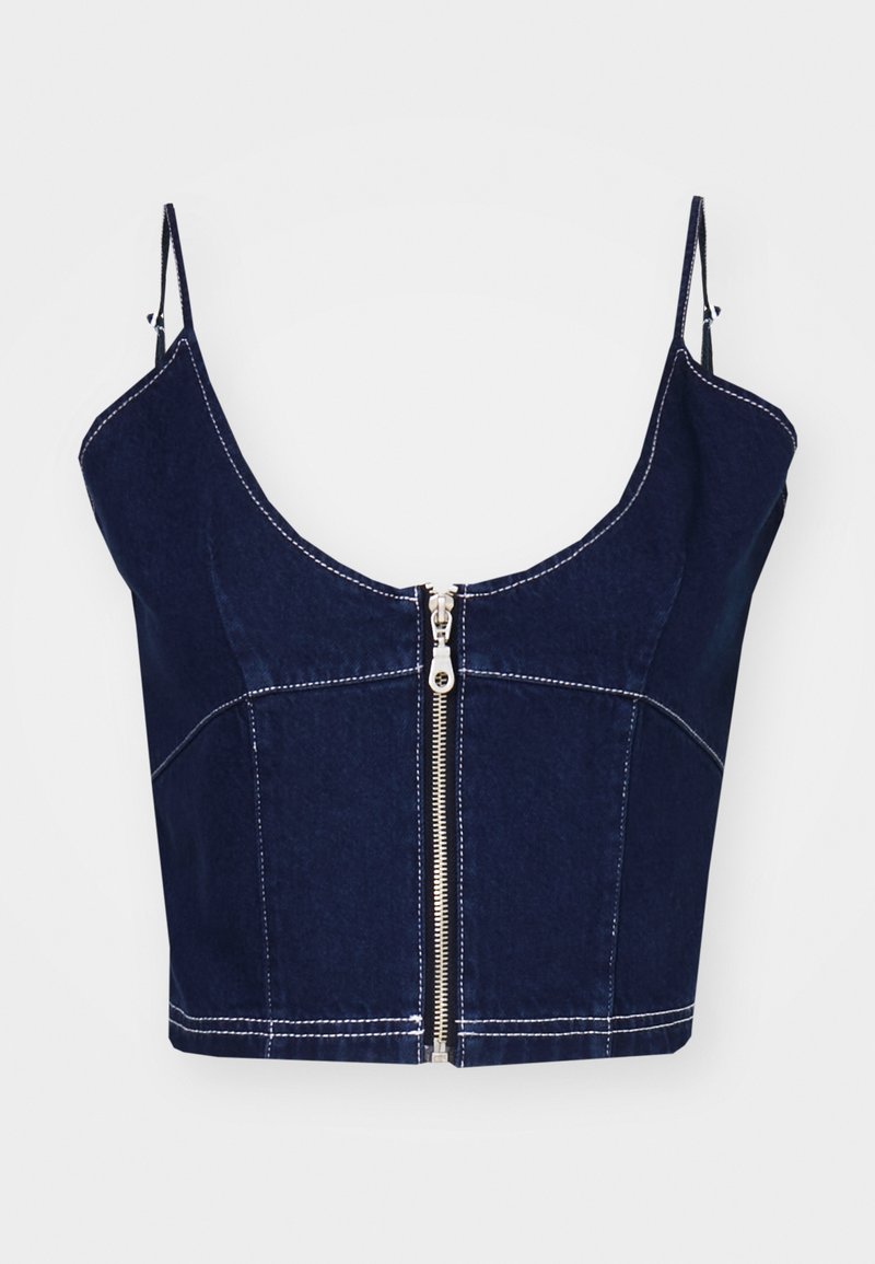 Denim Project Top donkerblauw denim Denim Project Top donkerblauw denim