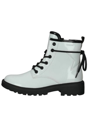 Bottines à lacets - white black