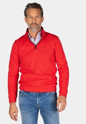 ASHER - Strickpullover - reef red