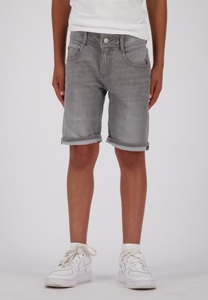Lacivert Erkek Slim Fit Kot Şort Bermuda Düğmeli Cep Detaylı 4SAM40029ID
