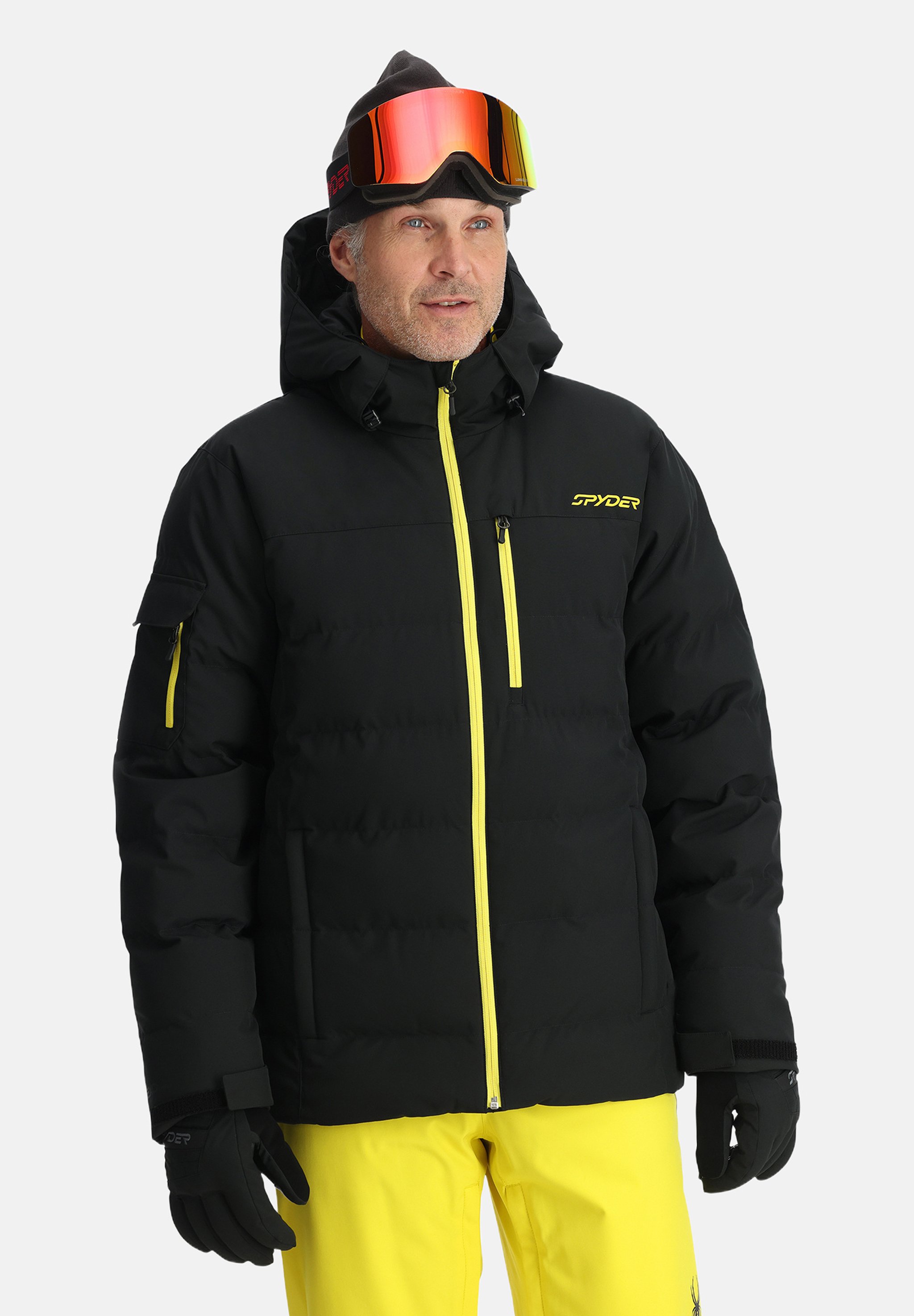 早い者勝ち❣️Spyder Down Jacket Mens Windom Down Jacket - Black – Spyder