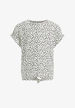 PAULA KNOT DOT - Blouse - white