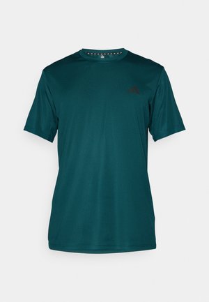 adidas Performance TRAIN ESSENTIALS - Sports T-shirts - aurora ivy/black