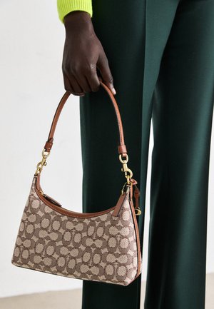 COACH SIGNATURE JULIET SHOULDER BAG - Handtasche - cocoa/burnished amber