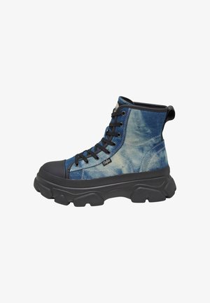 Buffalo, Bottines à plateau - blue