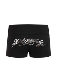 Ed Hardy MINI FOLD OVER - Short - black