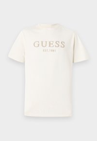 BOX LOGO TEE - T-shirts print - pearl white