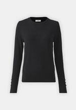 Pull Femme JDY à Boutons - Manches Longues, Col Rond, Rayures, Style Décontracté Et Confortable Pour Toutes Les Saisons