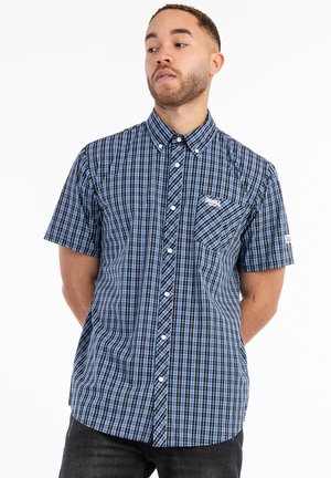 KURZARM PASSFORM BRIXWORTH - Shirt - blue/white/black
