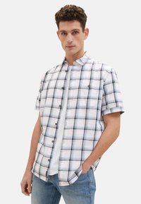 TOM TAILOR KURZARM - Cămașă - weiß
