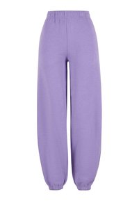 Urban Classics FLUFFY - Teplákové kalhoty - electriclilac