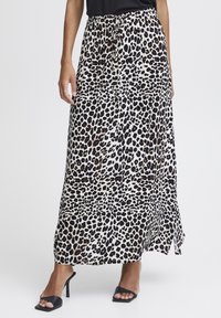 b.young BYMMMJOELLA MAXI SKIRT - Falda larga - black leo mix