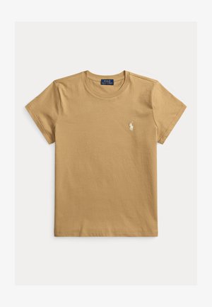 Polo Ralph Lauren, CLASSIC FIT COTTON JERSEY CREWNECK TEE - Lihtne T-särk - classic camel