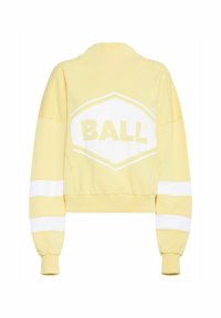 BAFOSSATI  HIGH COLLAR SWEAT - Sweatshirt - lemon meringue