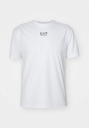 EA7 Emporio Armani, TENNIS PRO TEE - Sports T-shirts - white