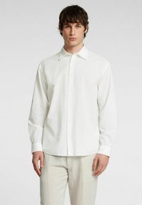 Selected Homme - LANGARM SEERSUCKER - Skjorter - bright white Miniaturebillede 1