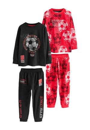 LONG SLEEVE 2 PACK - REGULAR FIT SET - Nachtwäsche Set - new red black football
