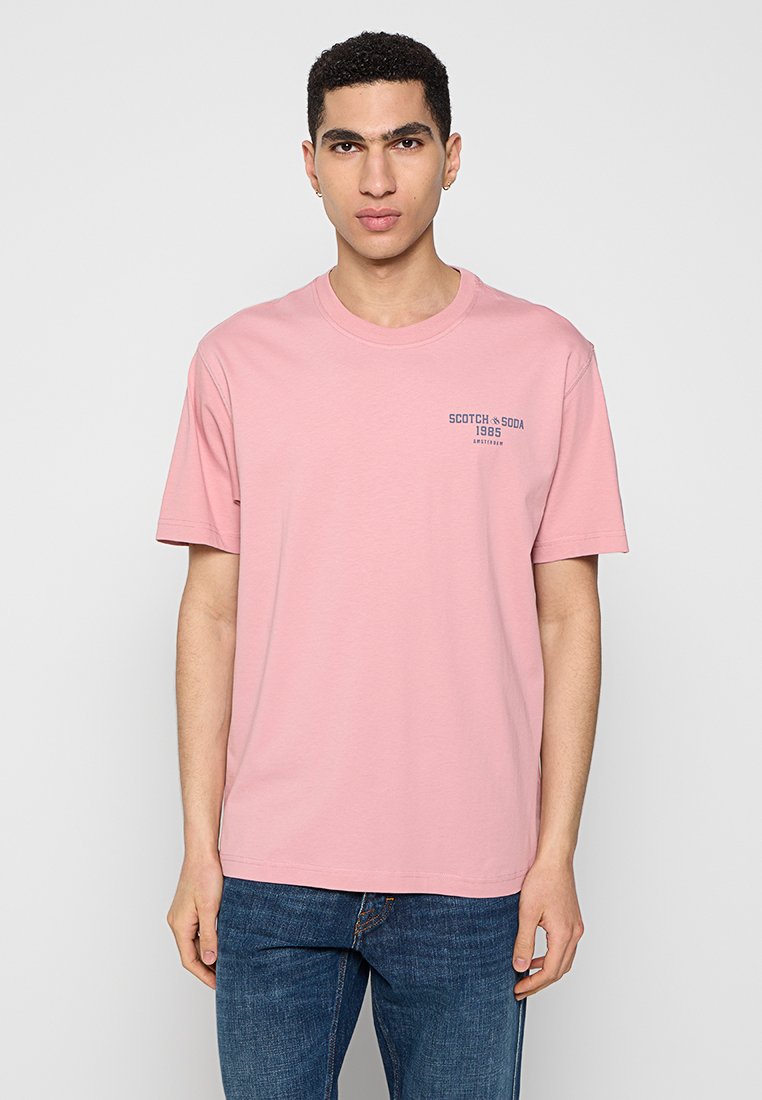Scotch & Soda T-shirt print roze