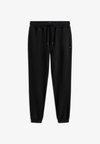 TOMMY FLAG SLIM FLEECE DRAWSTRING JOGGERS - Долнище на анцуг - black
