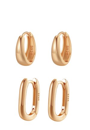 DOME HOOP 2 PACK - Ohrringe - rose gold-coloured