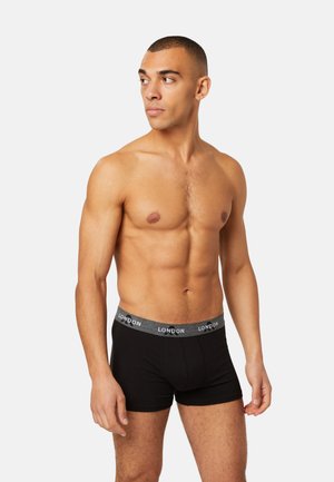 FM London 8-PACK FITTED HIPSTERS BOXER SHORTS - Panties - black (black 01)